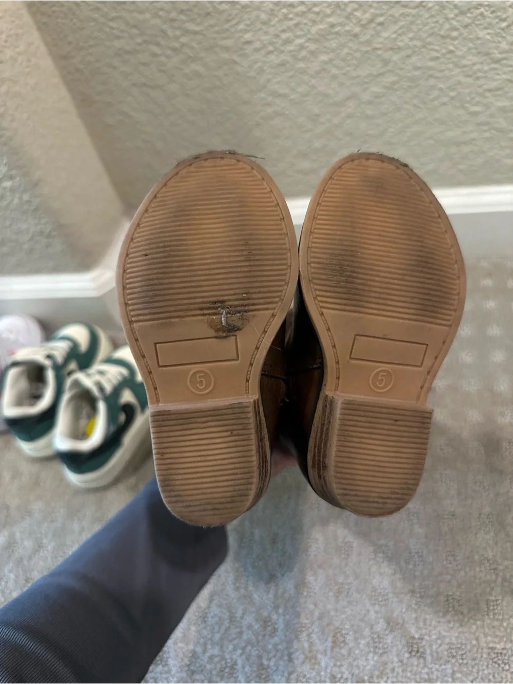 Target Kids Brown Western Zip-Up Boots